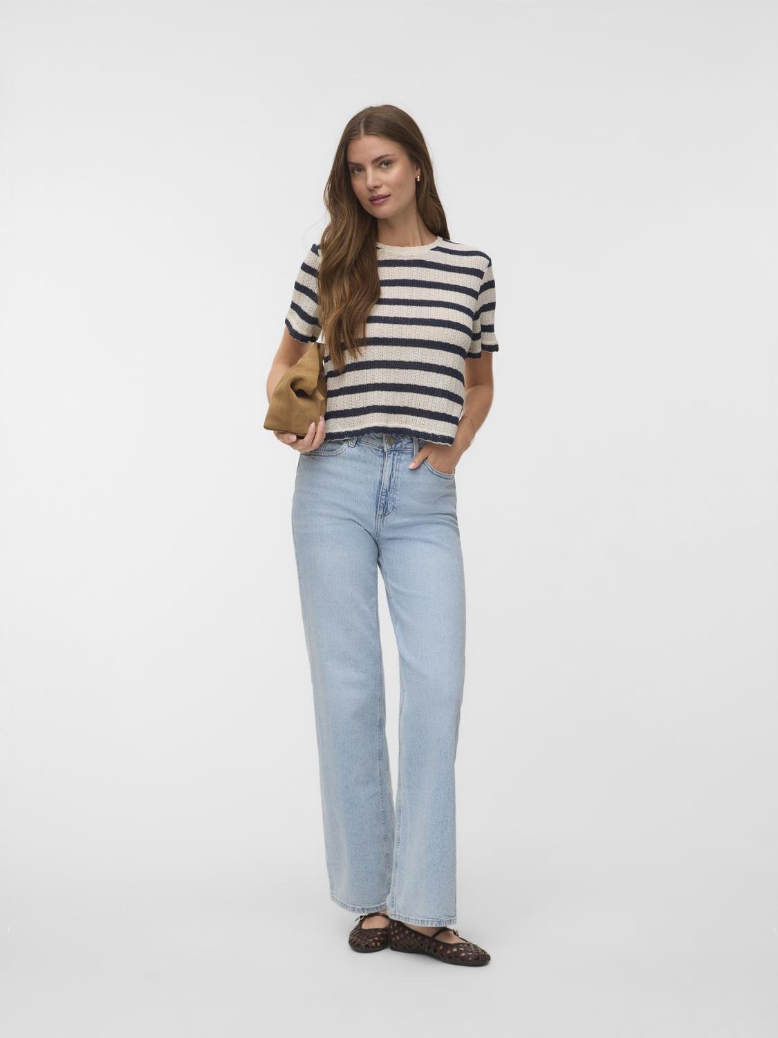 VMFREJA T-Shirt - Birch - VERO MODA & VILA Bergvik